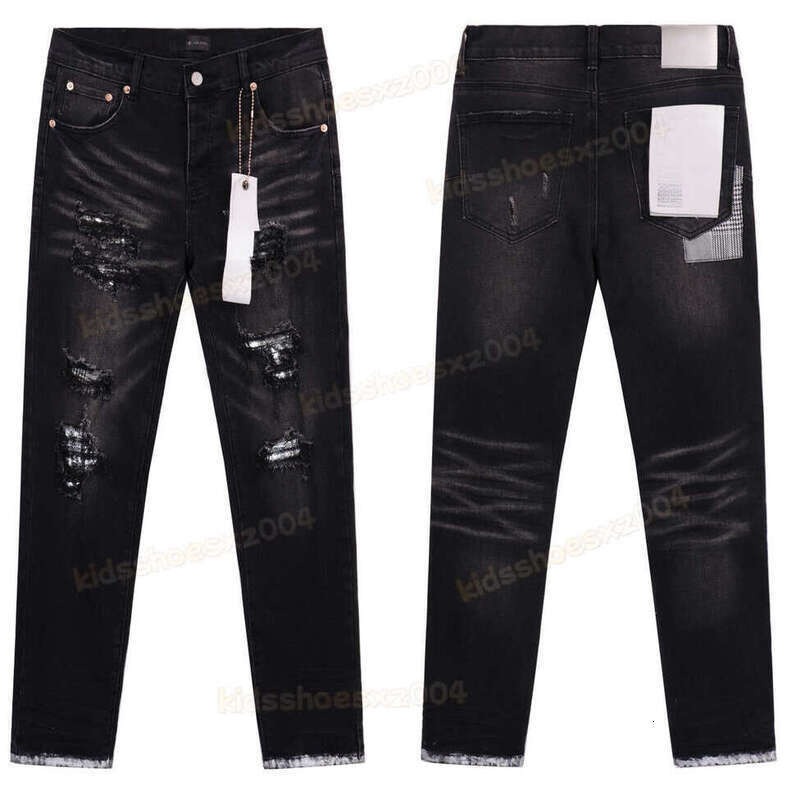 Purples Jeans Designer Jeans Purple Brands Jeans For Mens Ksubi Jean Ripped Denim Pants Kids Luxury Hip Hop Graphic Tee Men Women Trousers Size 28-30