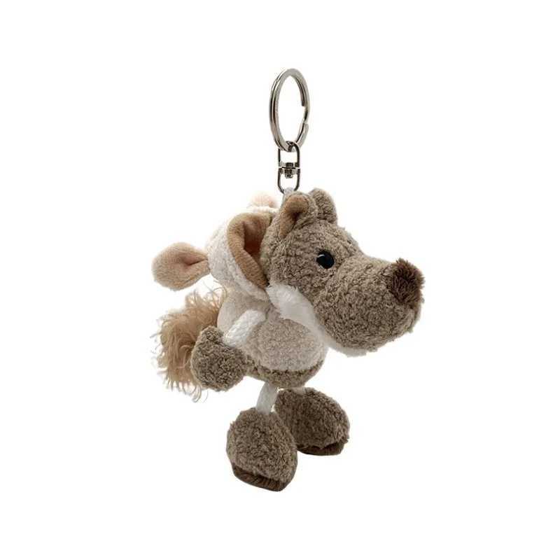 1-5PCS Plush Keychain Toy Cartoon Plush Doll Mini Keychain Pendant for Backpack Holiday Gifts Christmas Decorations C251104