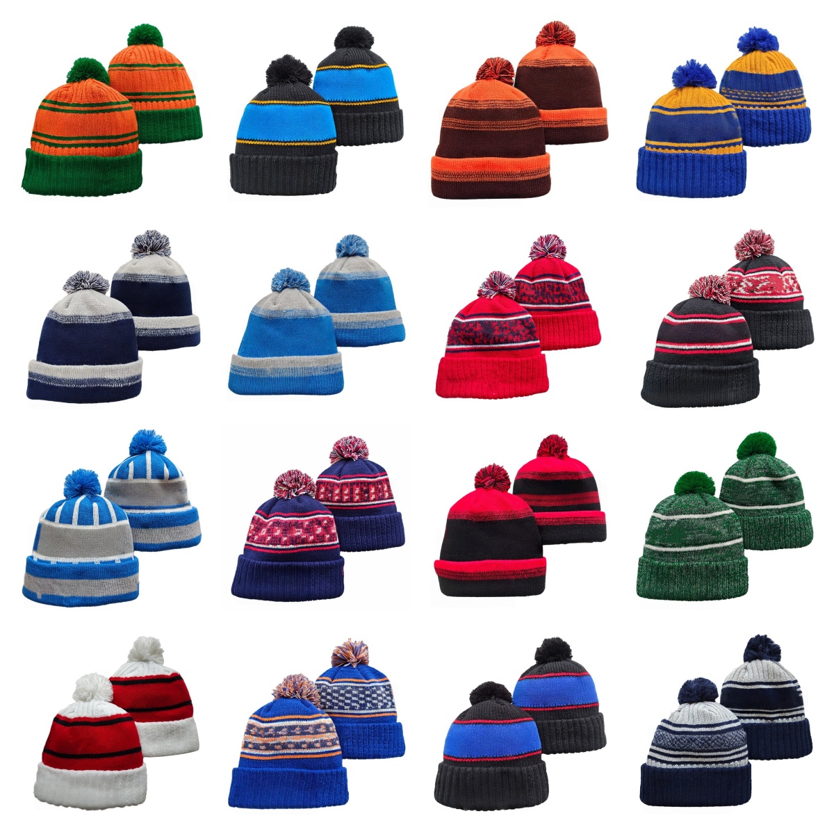 All Team Beanies New Baseball Fashion Designer Hats American football Winter Sport Knit Hat Skull Caps Closed Warm Men Women Knitted beanie M-2