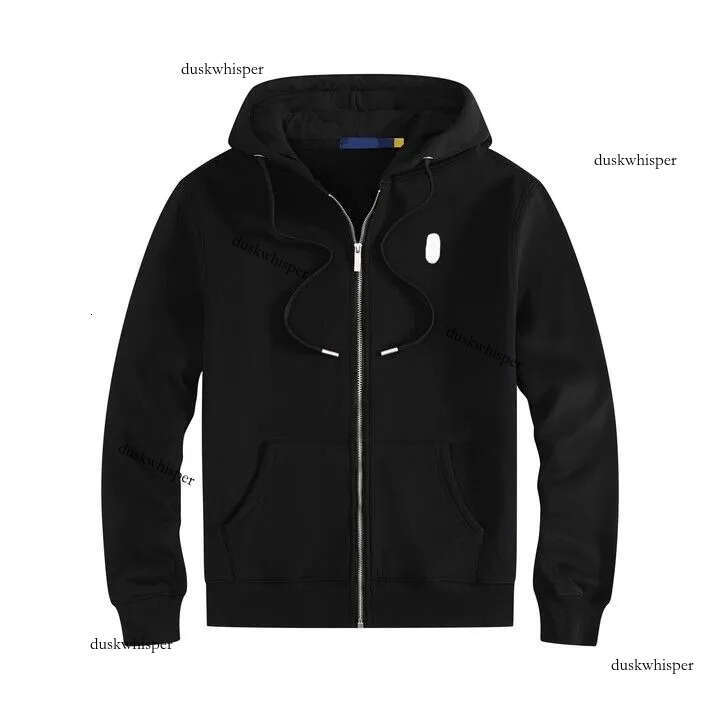 Men polos Hooded Designer Laurenly Fleece Jacket Men's Ralphlys Sweater - Zip-Up Casual Loose Ralphlys Laurenly Sweater Sportwear For Winter and Autumn 80c