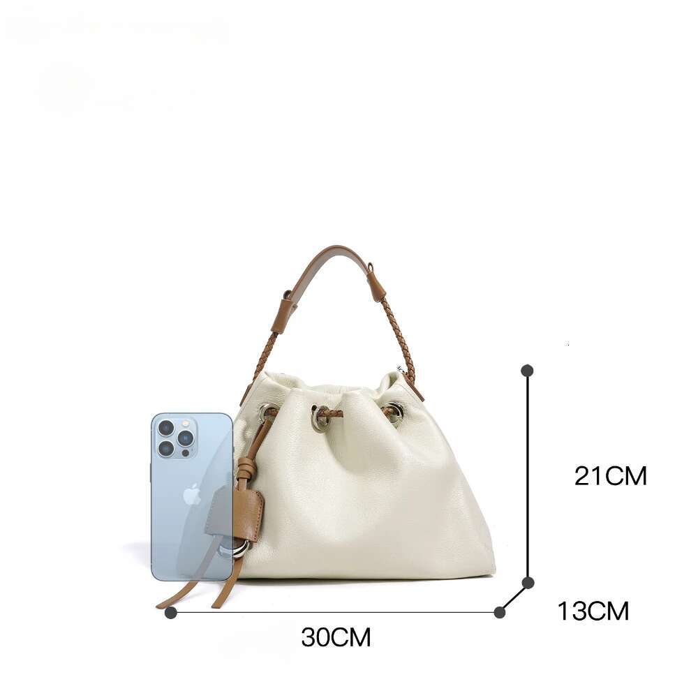 Frist Layer Cow Leather Woman Bags Chic Crossbody Messenger Spring New Designer Lady Satchel Tote 2025