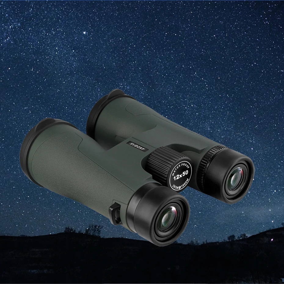 SVBONY Telescope SA203 12x50 Binoculars Professional Powerful BAK4 IPX7 Waterproof Camping Equipment for Birdwatching Stargazing 250403