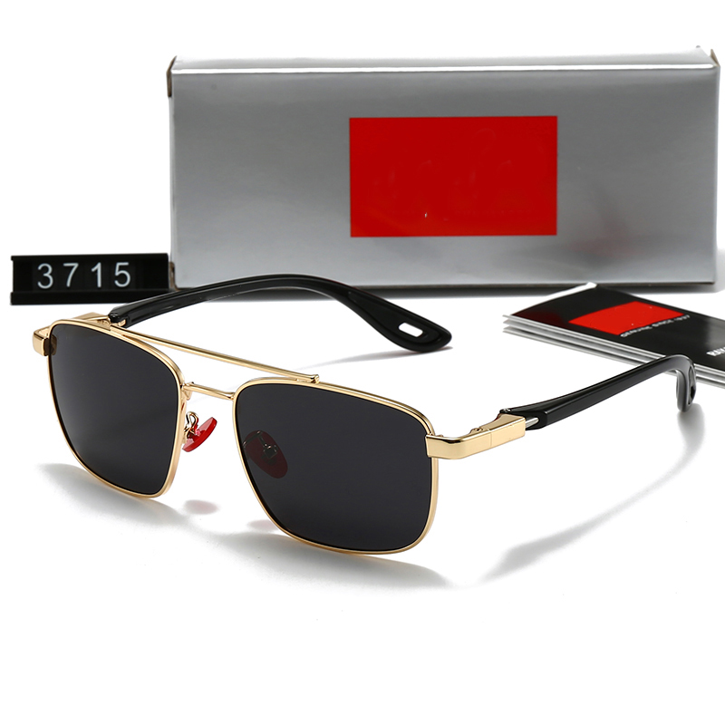 Top luxury Sunglasses lens designer womens Mens Goggle senior Eyewear For Women eyeglasses frame Vintage Metal Sun Glasses With Box 3715