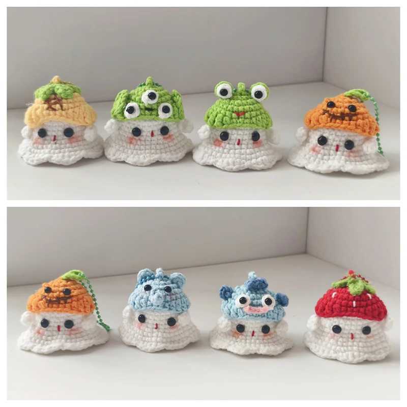 Cartoon Little Hand Woven Pendant Keychain Novelty Creative Car Keychain Backpack Decoration AccESSories Halloween GiftsW251103