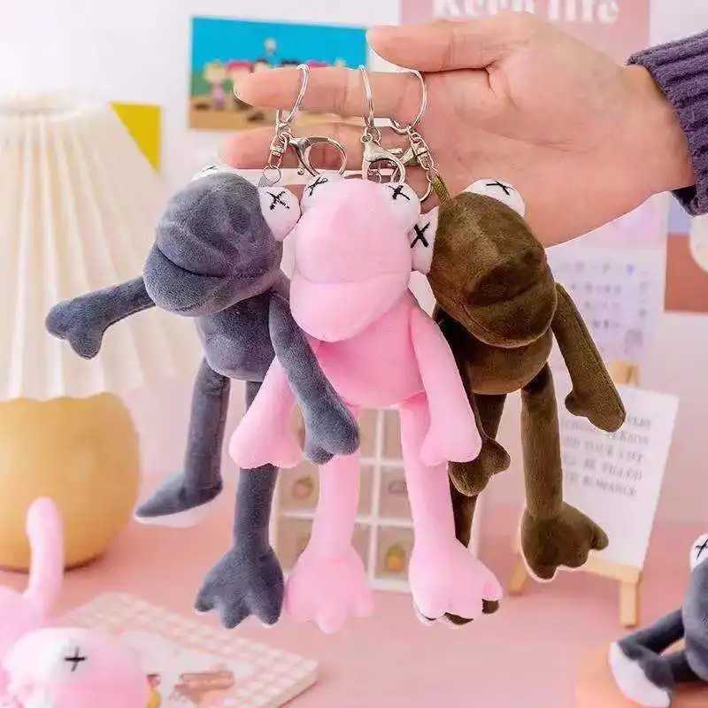 Fashion Frog Plush Doll Pendant Doll Stall Doll Bag Key Chain Plush Toy C251104