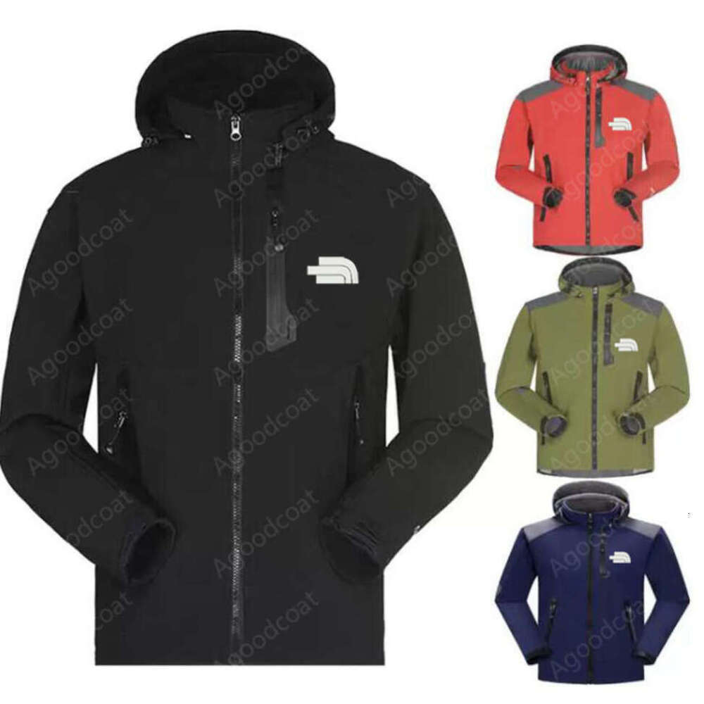 Men Jacket Designer Outdoors Sports Jacket Winter Embroidered Waterproof Breathable Jacket Coats Women Ski Hiking Winter Soft Shell Men Hiking Jacket Size S-3Xl