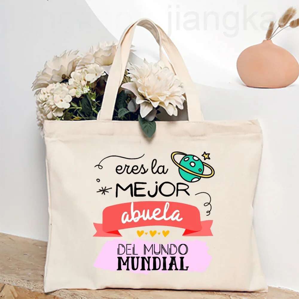 Are A Great Mother and An Incredible Grandmother We Love You Printed Tote Women Handbag Female Shoulder Bag Abuela Gift