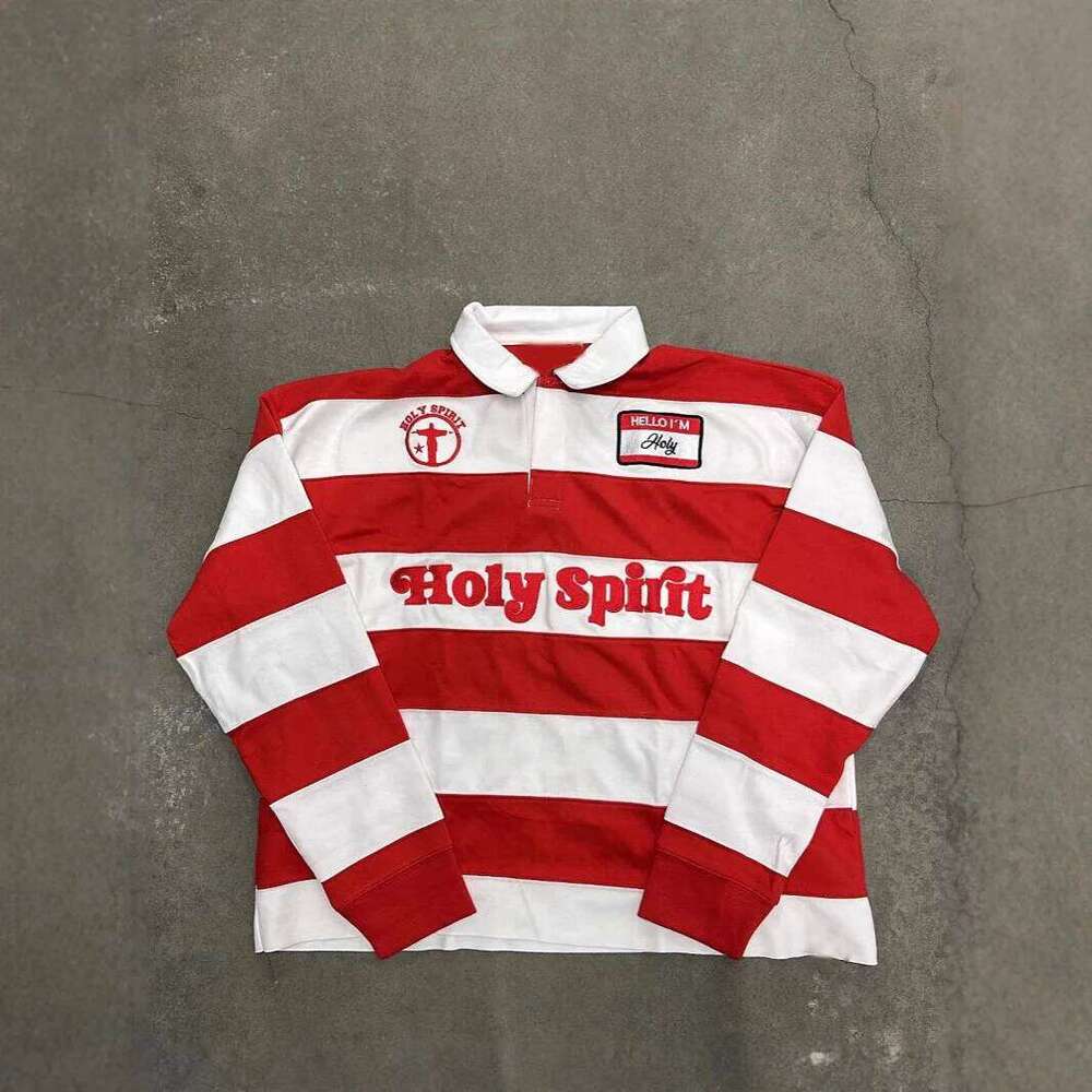 Street Style Letter Embroidered Men And Women Loose Sweatshirt Long-Sleeved American Retro Casual Top