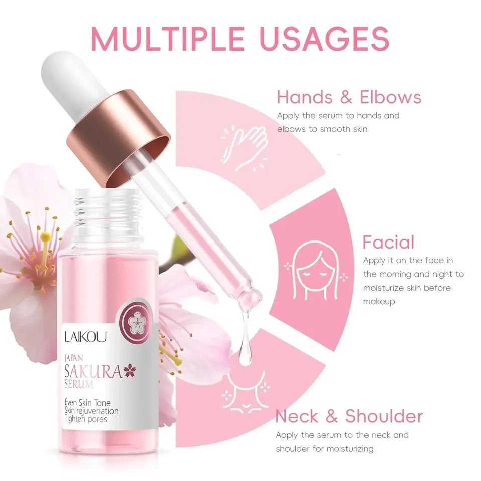 24pcs Sakura Skin Care Set Eye Lip Masks Serum Nud Masks Cleanser Toner Essence Cream Smoothing Nourishing Beauty 251030