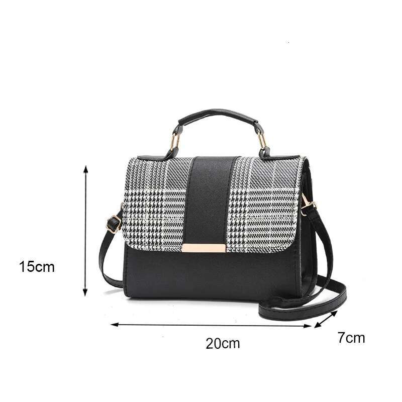 New Arrival Retro Women Handbag High Quality Ladies Crossbody Messenger Bags PU Leather Female Flap Shoulder Bag
