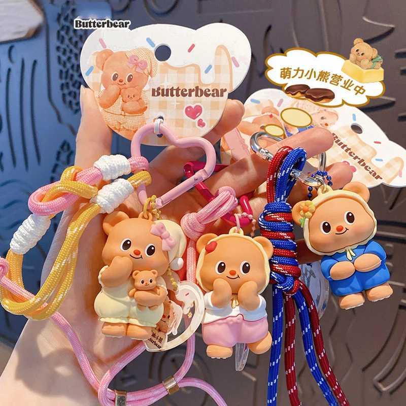 Butterbear Costume Show Keychain Cute Cartoon Bear Bag CharmsW251103