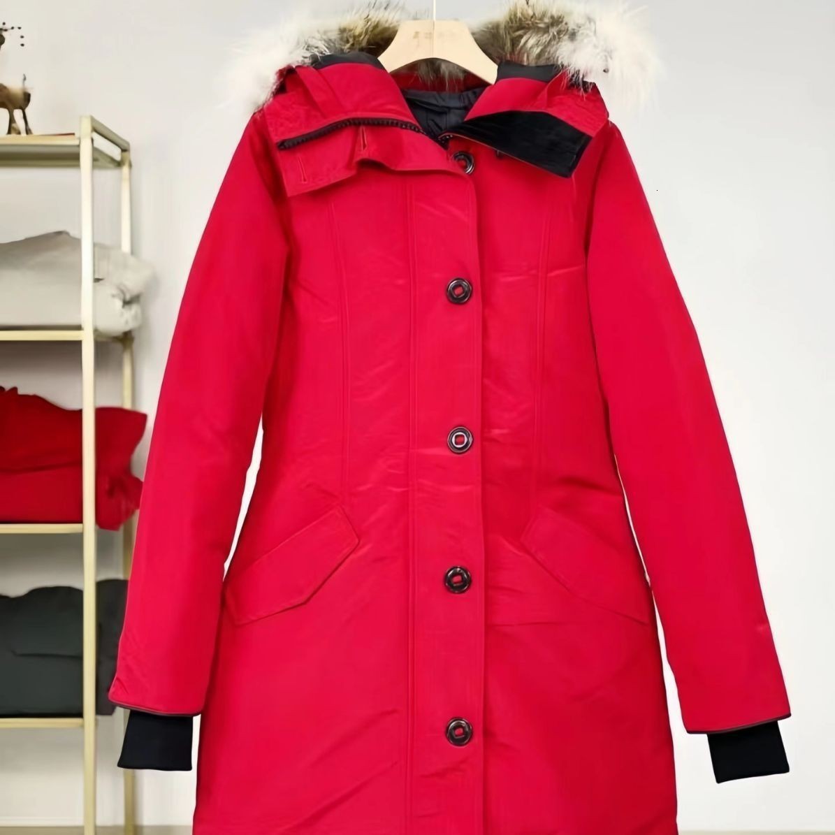 Winter warm overcoat Womens Down Jacket Long style er parka Goose highquality Cusual jacket 250919