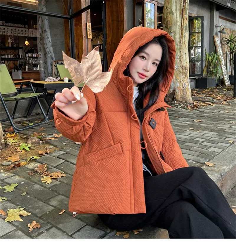 2025 New Fashion Women White Duck Down Jacket with Hood Autumn Winter Warm Over Size Casual Short Thick Outwear Female Coat J251104