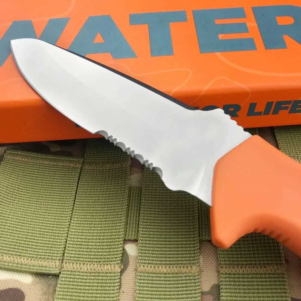 New BM 18040 Survival Fixed Blade Knife D2 Blade Nylon Fiber Handle Tactical Outdoor Knife EDC Hunting Camping Tool with SheathC250403