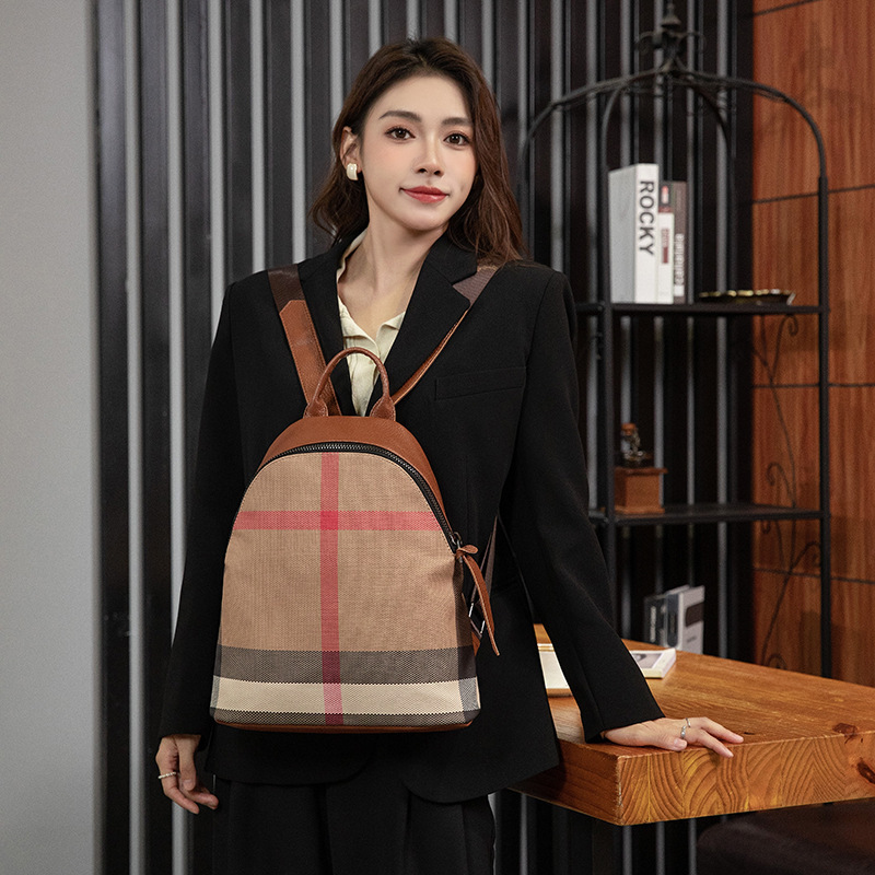 Designer free shipping Plaid tote bag women bag shoulder bag crossbody bag versatile large capacity handbag Convenient