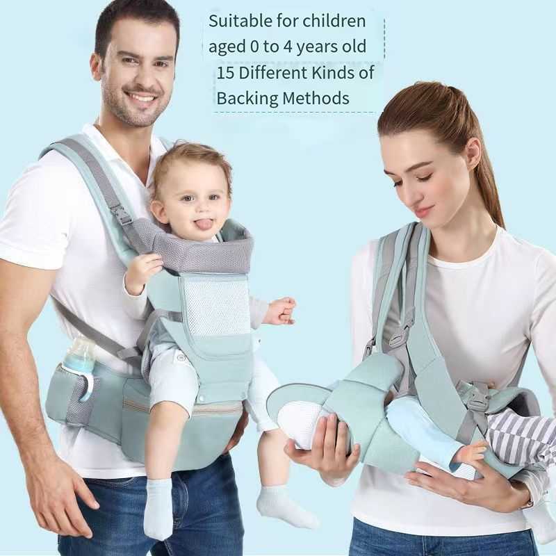 Ergonomic Baby Carrier Backpack Infant Baby Hipseat Carrier Front Facing Ergonomic Kangaroo Baby Wrap Sling Travel Backpack J250925