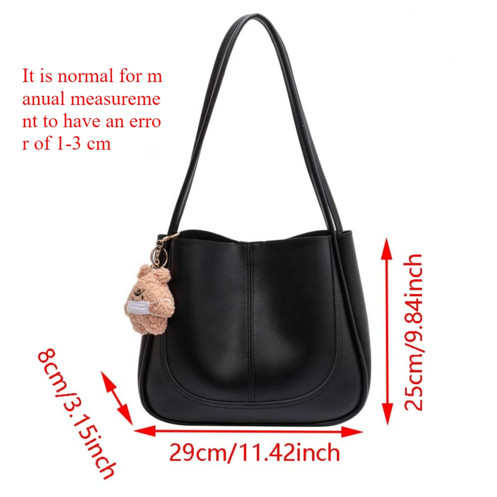 High end texture large capacity bag autumn and winter womens bag fashionable commuting shoulder bag womens handbag 250402