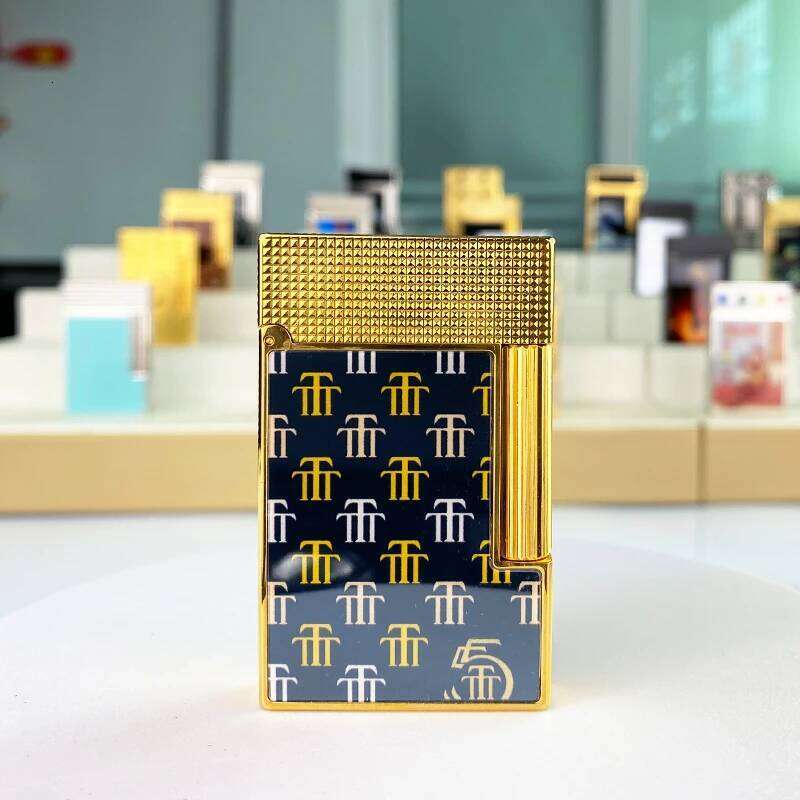 Langsheng Lighter Pure Copper Customized Gift For Boyfriend High End Steel Sound Grinding Wheel Vintage Genuine Inflatable Light