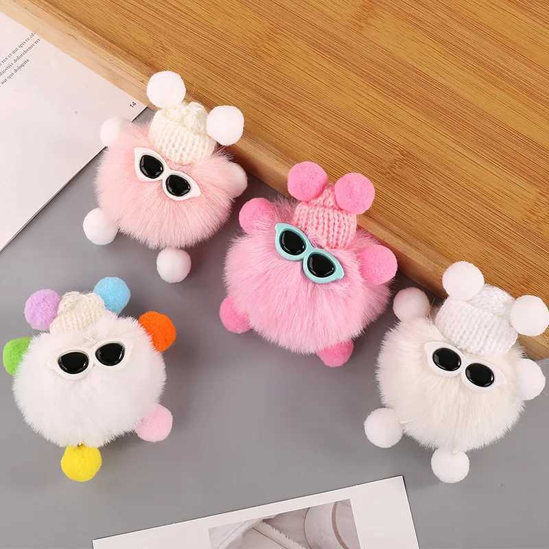 Elf Coal Ball Pendant Cute Bag Plush Pendant Car Keychain Accessories C251104