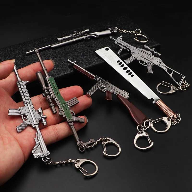 Keychain M24 AWM M4A1 AKM Keyring Pubg Jewelry AccessoriesW251103