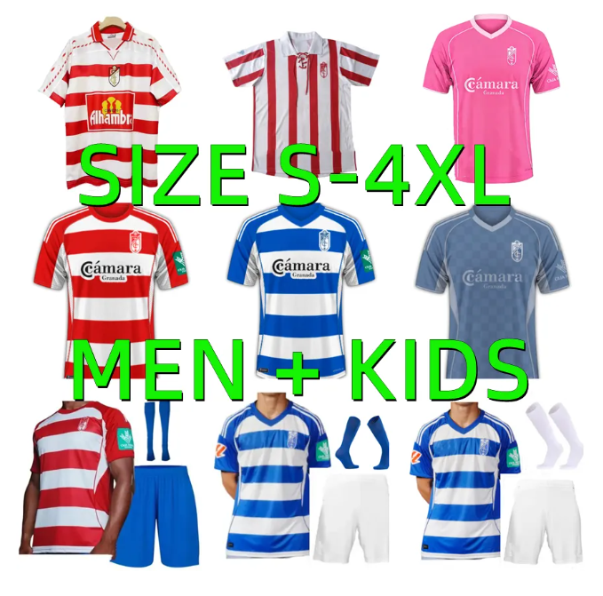 25 26 Granada soccer jerseys 1997 1998 2005 2006 RETRO SOLDADO VALLEJO 2025 2026 M.UZUNI A.PUERTAS Antonio Puertas Vadillo camiseta de futbol football shirts Men kids
