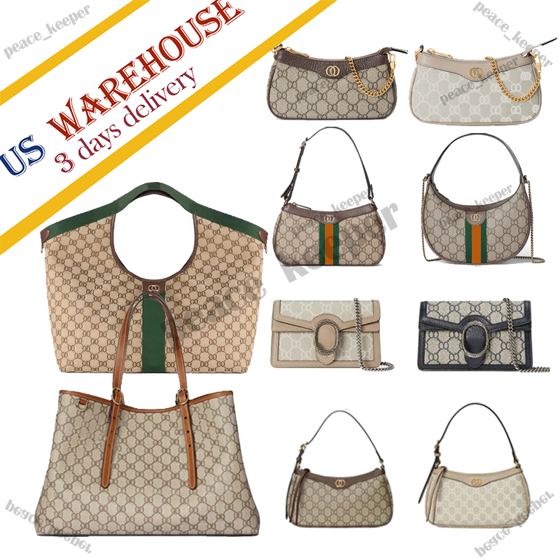 10A giglio Ophidia bag tote bag mini bag Dionysus designer bag Canvas Emblem red green New Moon Bag shoulder bag handbag handle croessbody bag women pendant handbag