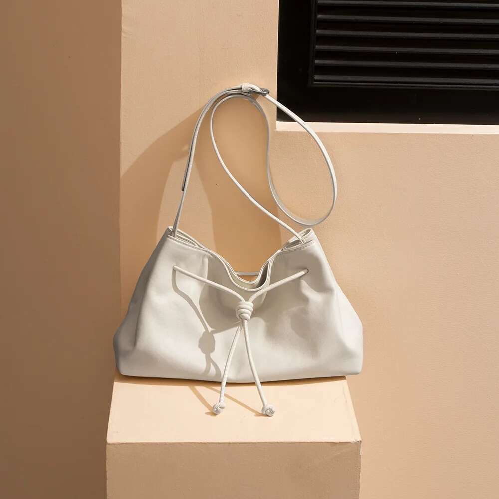 Genuine Leather Hand-Tool Tote 2025 New Soft Head Layer Cowhide Large Capacity Simple Women High-End Crossbody Shoulder Bag