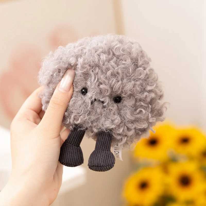 12cm Kawaii Dark Cloud Plush Keychain Cute Plush Toy Keyring Lovely Bag Pendant Backpack Hanging Decoration For Girls Gifts X251104