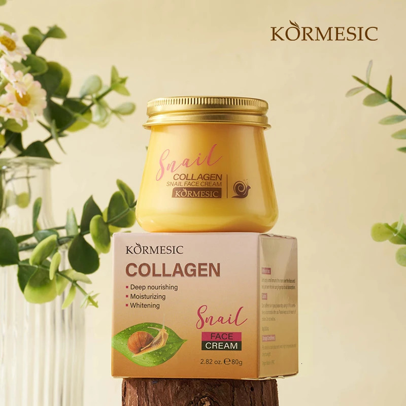 80g Snail Cream Nourish Improvement Dry Skin Smoothing Rejuvenation Fade Fine Line SkinCare Beauty Health 251030