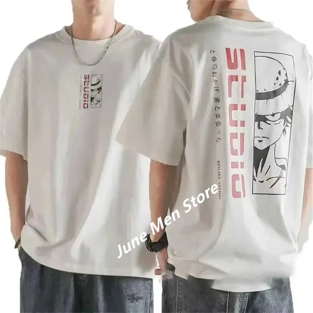 Home>Products>Japanese single piece cotton Luffy T-shirt>Top mens cotton shirt>Summer womens cotton coat W250403