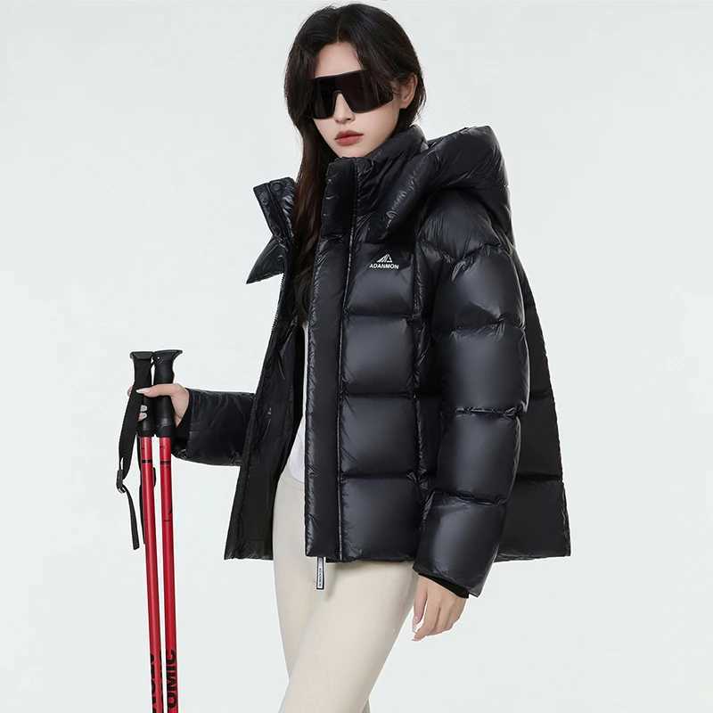 Women Fashion Short Down Jacket Filled with 95 white Duck Down Warm Puffer Coat Winter Outdoor Comfortable Casual Outerwear J251104