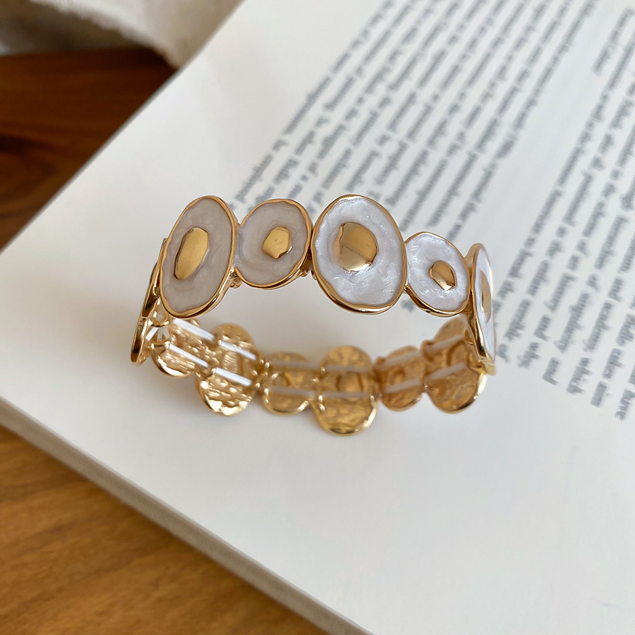 Oil Drop Irregular Patchwork Elastic Simple Fashionable Elegant Versatile Bracelet Light Luxury High-end Feel Wholesale - view 6