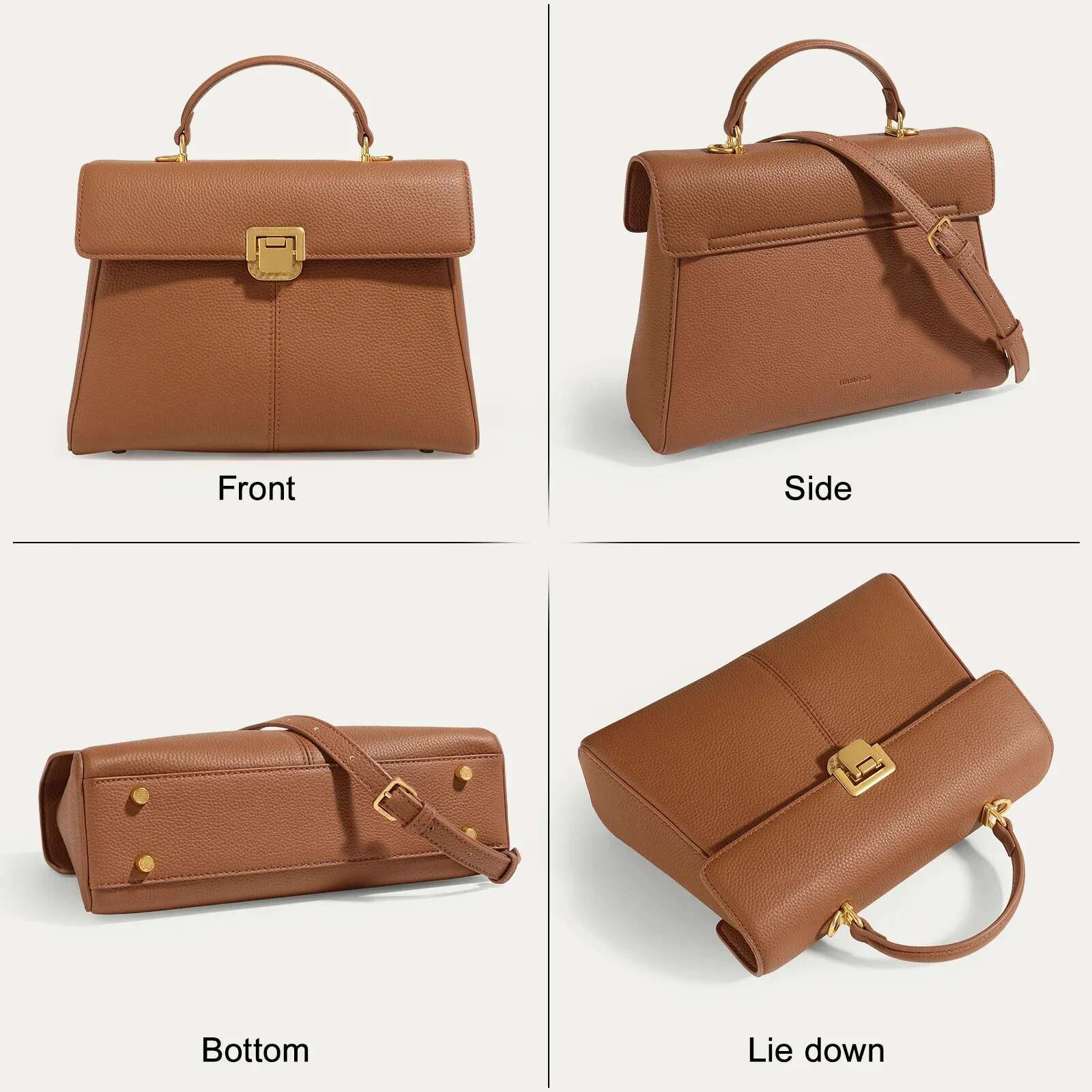 ITAMOOD Genuine Leather Handbag Women's Shoulder Suitable For Christmas Gifting Multifunctional Crossbody Bag