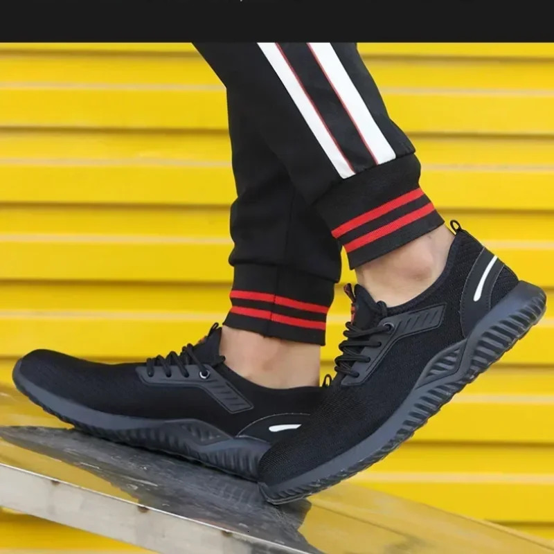 Mens Protective Shoes Steel Toe Shoes Safety Shoes Mens Tactical Shoes Fashion Mens Sneakers and Work Safety Professionals 251030