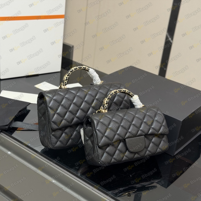 luxury designer Handbag Women Leather Shoulder Bag Top Quality Mini 25b Cf Totes Messenger Purse Fashion Crossbody Wallet