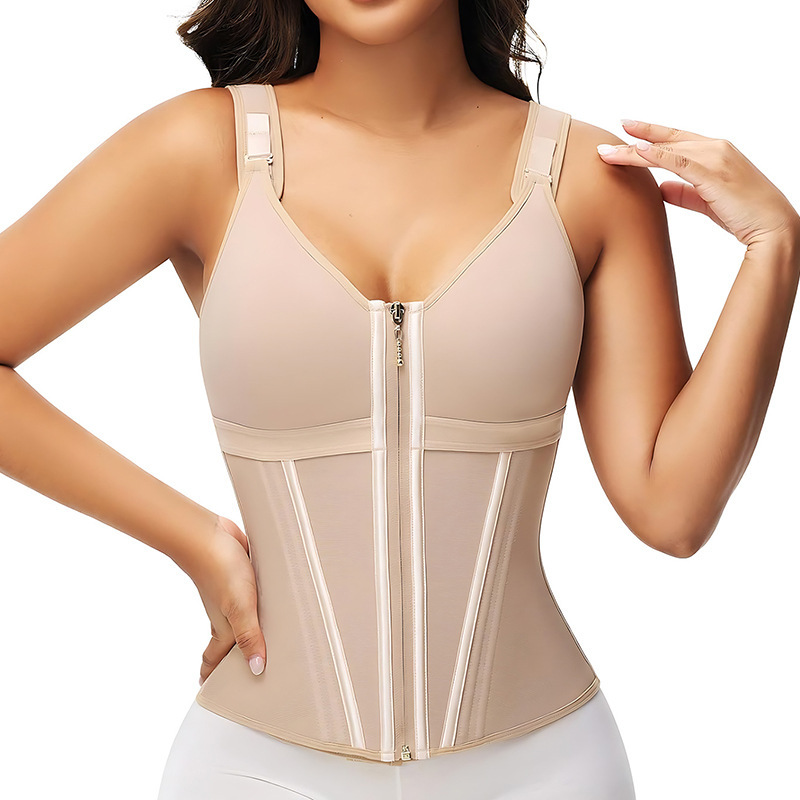 Waist Trimmer Corset Shapewear for Women Breathable and Comfortable Body Sculpting & Slimming Tummy Control Waist Girdle with 15 Steelbone Body Shaper