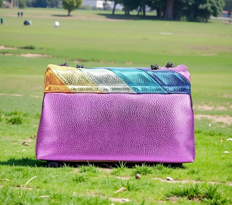 2025 New Light Women's Handbag Rainbow Color Splicing Colorful Crossbody Bag Bags For Women