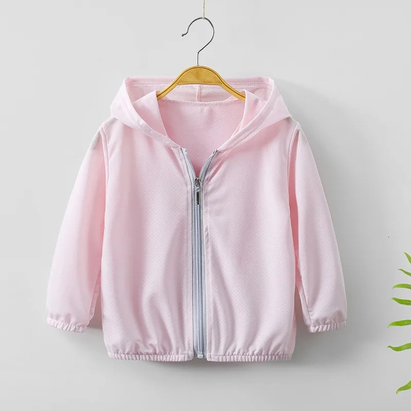 Babys thin coat childrens sun protection clothing summer ice silk parents boys and girls 250325z
