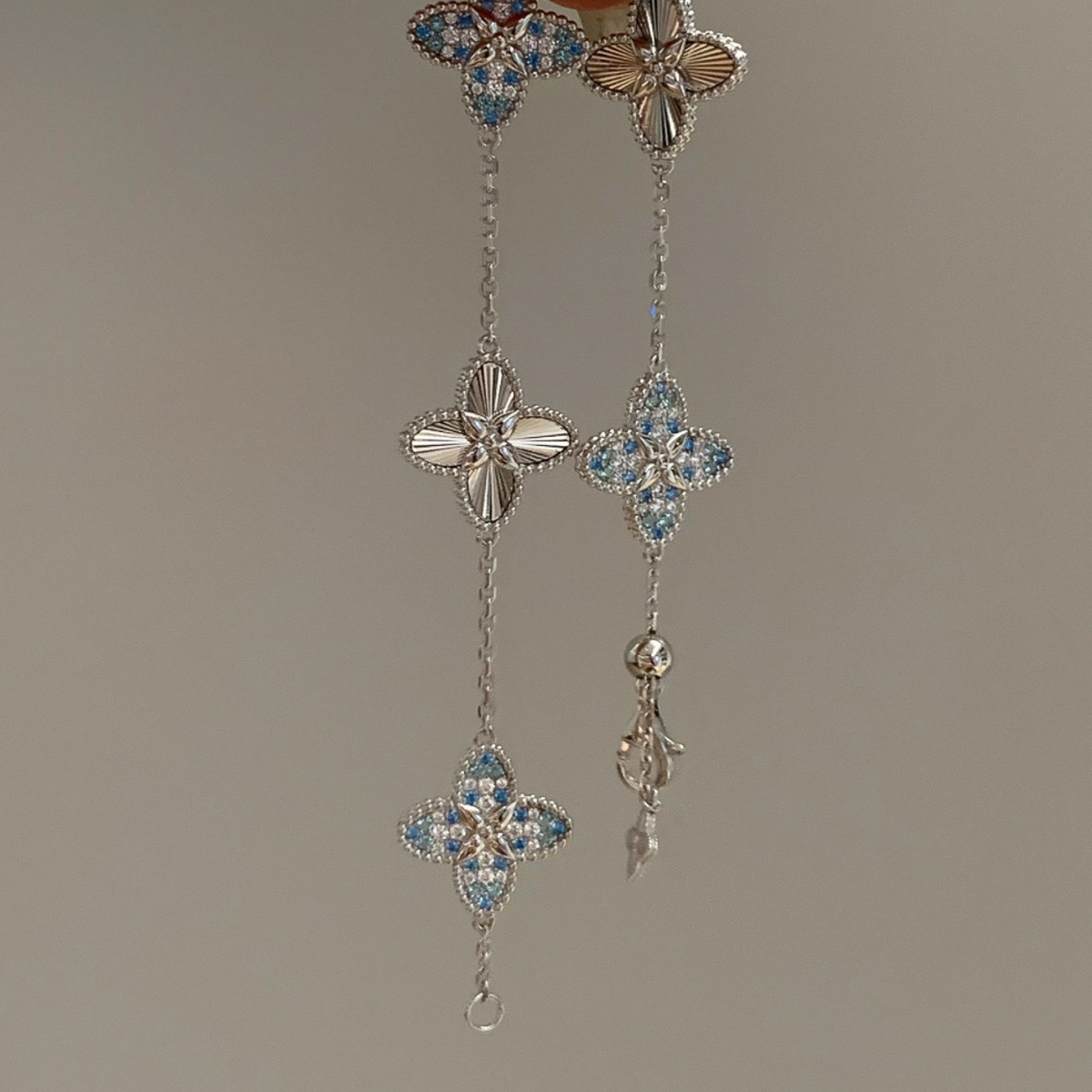 Korean Style Ins Zircon Flower Sweet Elegant Everyday Versatile Bracelet Light Luxury Niche Commuting Jewelry - view 5