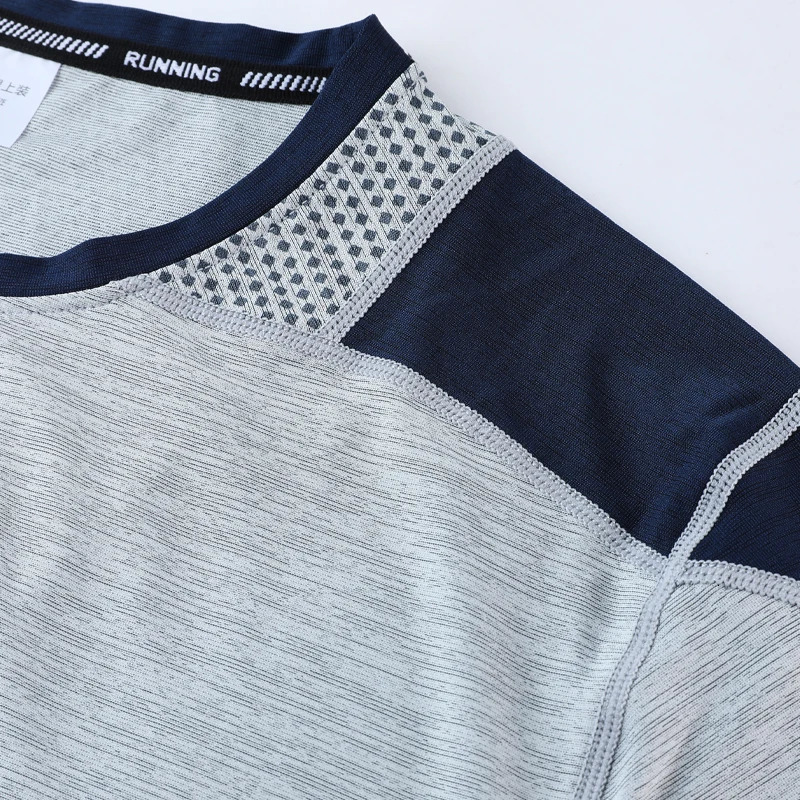 Sports Mens Top Gym Patch Exercise Short Sleeve Summer Fitness T-shirt Breathable Outdoor Slow Shirt 250403