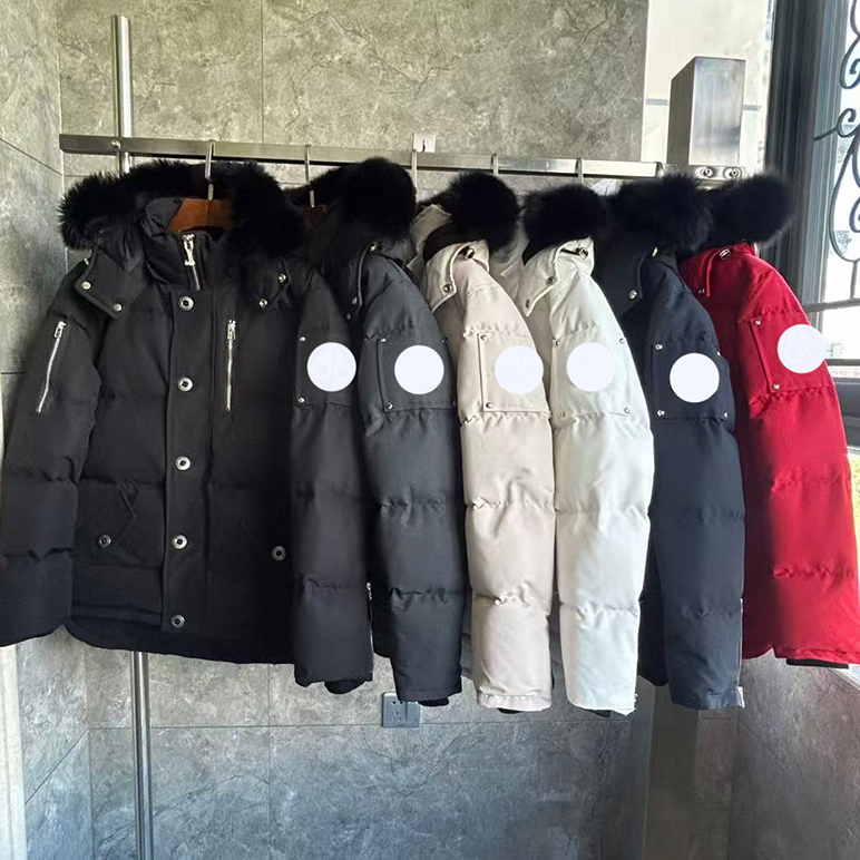 Men's Down Parkas Casual Mens moosely men Jacket Outwear Outdoor Doudoune Man Winter Coat Knuck Warm Clothings size S-xxl