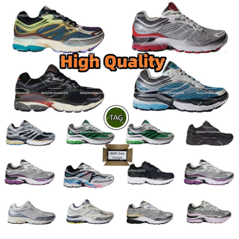 Shipping Free Sauconny Progrid Omni 9 Mens Designer Shoes White Black Red Silver Blue Outdoor Running Shoes Shock Absorption Wear Resistant Thick Sole Unisex