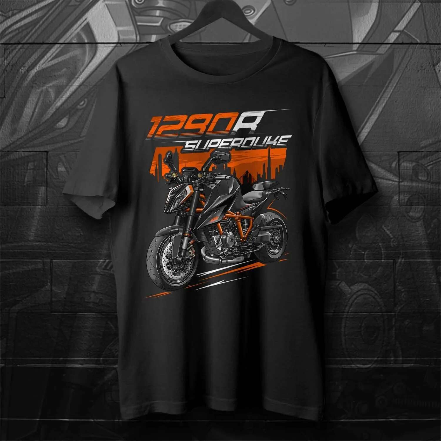 Classic 2020-2023 Models Austria 1290 Super R Motorcycle T-Shirt 100% Cotton O-Neck Short Sleeve Summer Casual Mens T-shirt