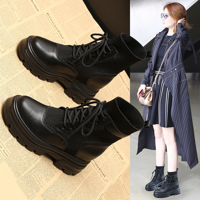 2025 Summer New Hollow Breathable Designer Fashion Martin Boots Cool Small Short Boots