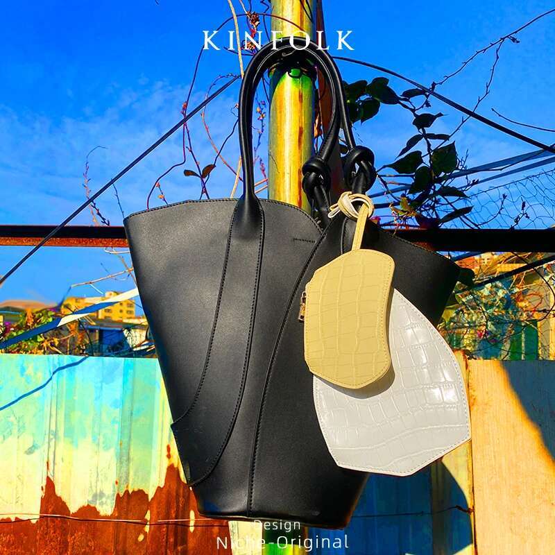 Custom Initials Bucket Bags For Women Designer Handbag And Purses 2025 New In PU Petal Top Handle Large Capacity Shoulder