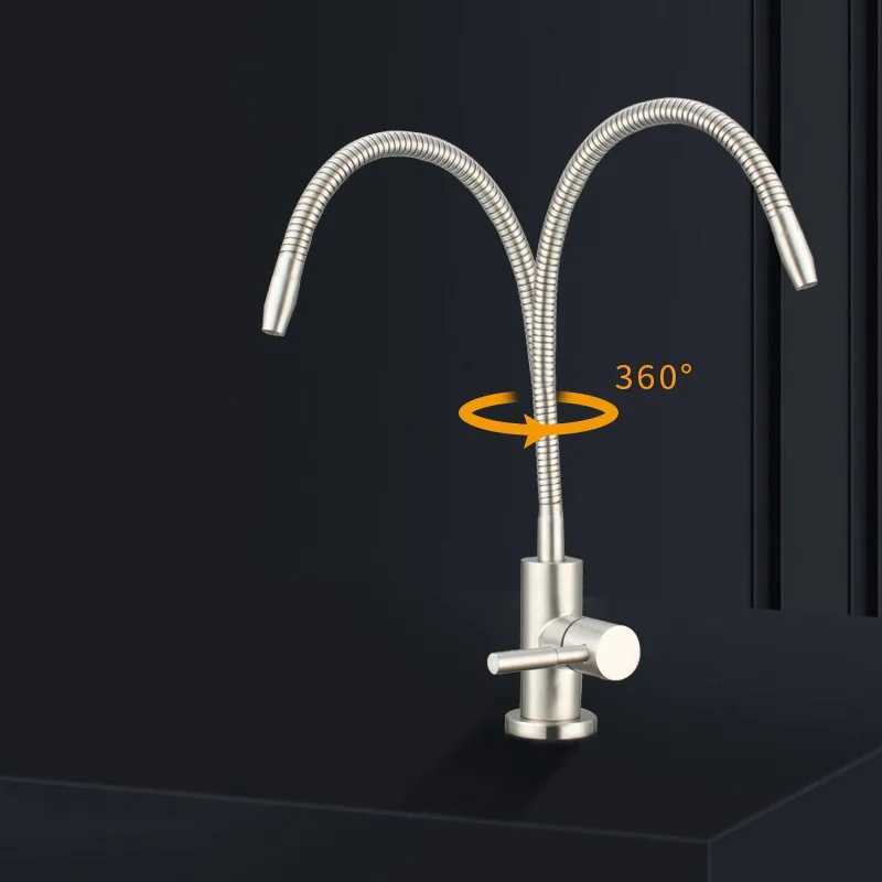 1/4 Kitchen Water Filter Tap ible Drinking Tap Water ifier Faucet 304 Stainless Steel Kitchen Faucet Y251104