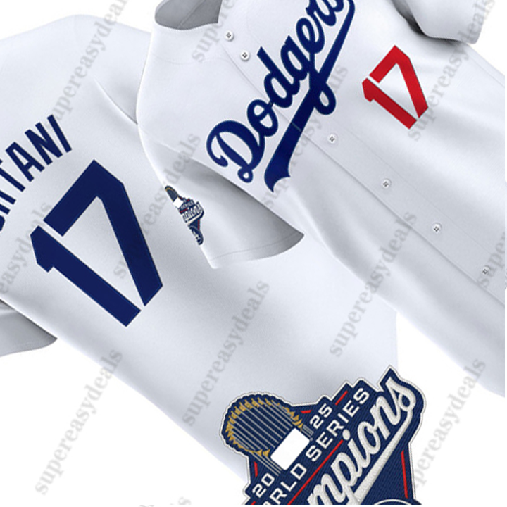 17 Shohei Ohtani Dodgers 2025 World Series championship Jerseys Yoshinobu Yamamoto Enrique Hernandez Freddie Freeman Mookie Betts Roki Sasaki custom j