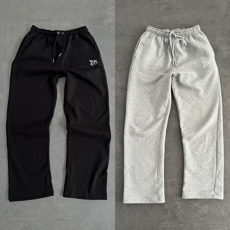 Pepe Studio Baggy High Quality Street Hip Hop Embroidered Knitted Sanitary Men's Trendy Brand Pants