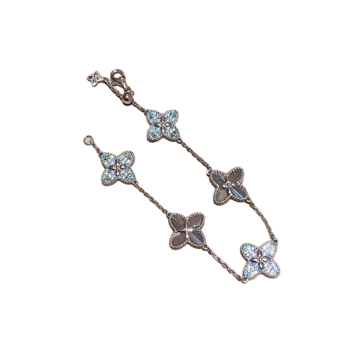 Korean Style Ins Zircon Flower Sweet Elegant Everyday Versatile Bracelet Light Luxury Niche Commuting Jewelry - view 6