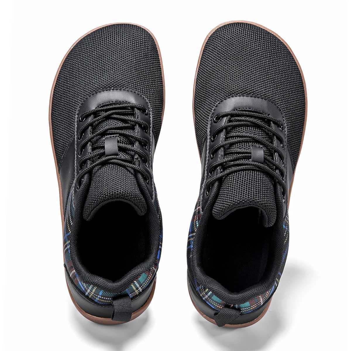 Oiano 36-47 Large Mens Black Shoes Mens Wide Toes Comfortable Mens Sports Shoes Walking Sports Leisure Trading New Z250403